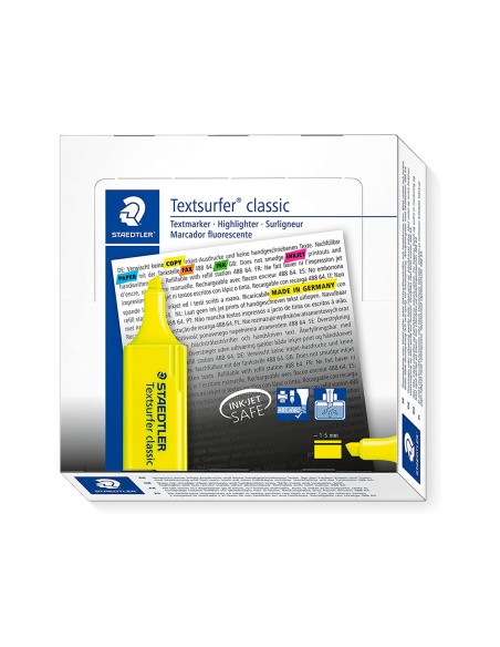 CI | Rotulador staedtler textsurfer classic 364 fluorescente amarillo