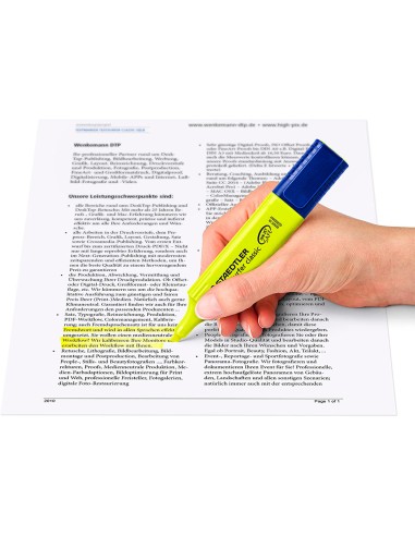 CI | Rotulador staedtler textsurfer classic 364 fluorescente amarillo