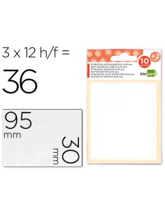 CI | Etiquetas liderpapel sobre de 10 h. + 2 h. obsequio...