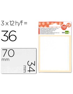 CI | Etiquetas liderpapel sobre de 10 h. + 2 h. obsequio...