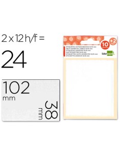 CI | Etiquetas liderpapel sobre de 10 h. + 2 h. obsequio...