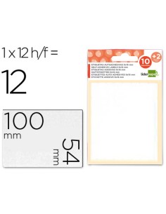 CI | Etiquetas liderpapel sobre de 10 h. + 2 h. obsequio...