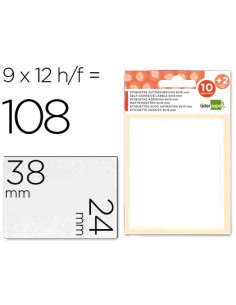 CI | Etiquetas liderpapel sobre de 10 h. + 2 h. obsequio...