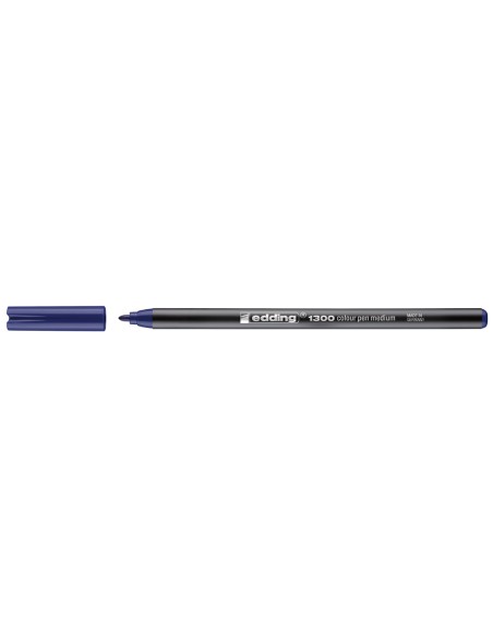 CI | Rotulador edding punta fibra 1300 azul -punta redonda 2 mm