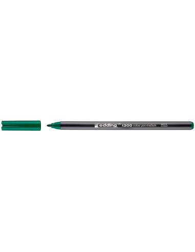 CI | Rotulador edding punta fibra 1300 verde -punta redonda 2 mm