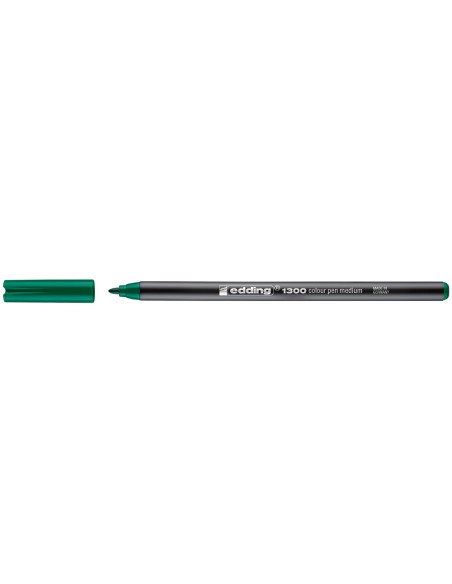 CI | Rotulador edding punta fibra 1300 verde -punta redonda 2 mm