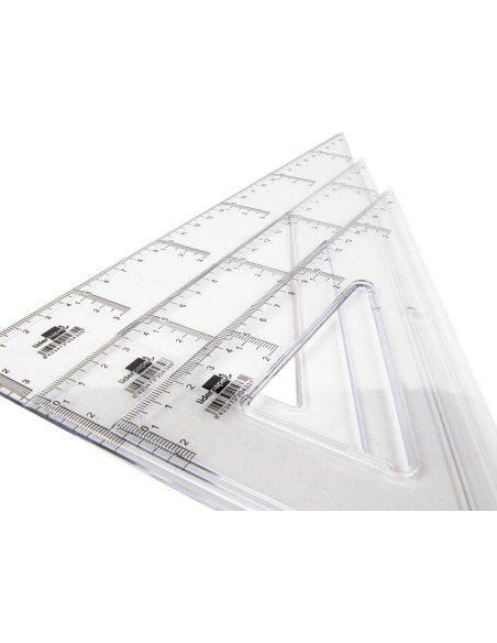 CI | Cartabon liderpapel 25 cm plastico cristal