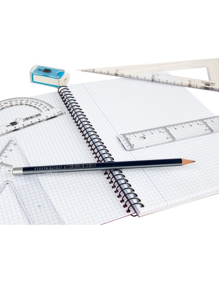 CI | Cartabon liderpapel 25 cm plastico cristal