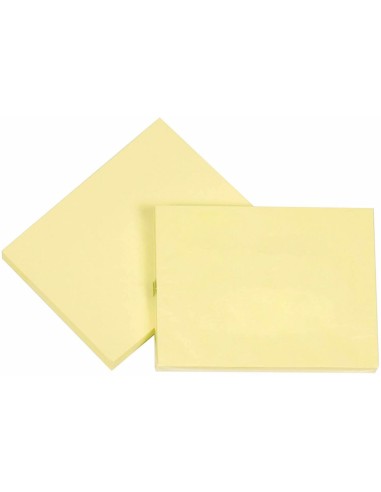 CI | Bloc de notas adhesivas quita y pon q-connect 75x100 mm con 100 hojas