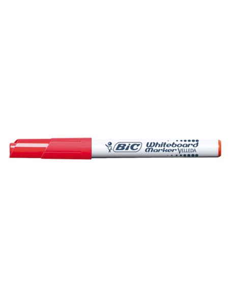CI | Rotulador bic velleda para pizarra rojo -punta redonda 2 mm