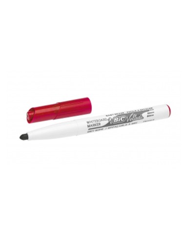 CI | Rotulador bic velleda para pizarra rojo -punta redonda 2 mm