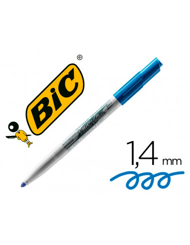 CI | Rotulador bic velleda para pizarra azul -punta redonda 2 mm