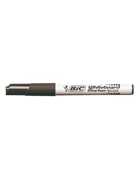 CI | Rotulador bic velleda para pizarra negro -punta redonda 2 mm