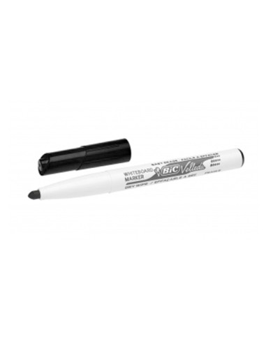 CI | Rotulador bic velleda para pizarra negro -punta redonda 2 mm