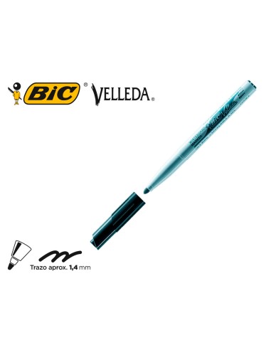 CI | Rotulador bic velleda para pizarra negro -punta redonda 2 mm