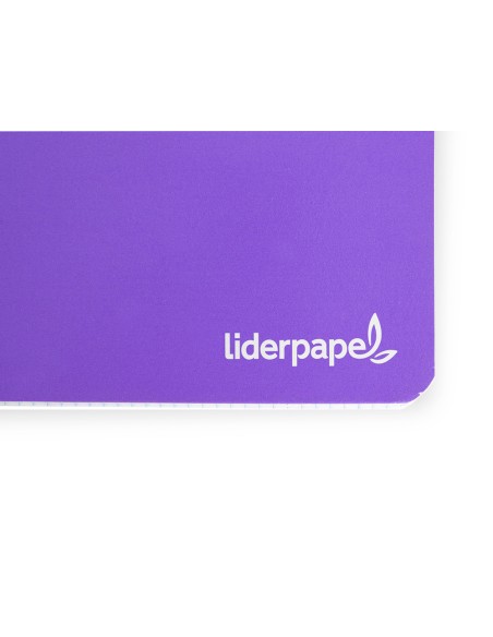 CI | Cuaderno espiral liderpapel cuarto smart tapa blanda 80h 60gr horizontal 8mm con margencolores surtidos