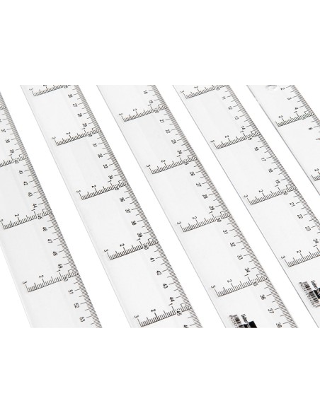CI | Regla liderpapel 40 cm plastico cristal