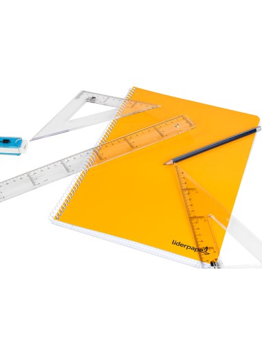 CI | Regla liderpapel 40 cm plastico cristal