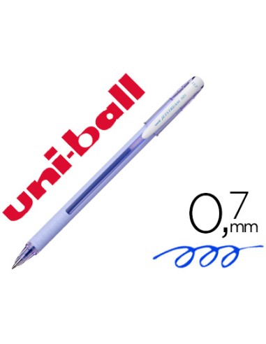 CI | Boligrafo uni-ball roller jetstream sx-101 0,7 mm lavanda tinta gel azul