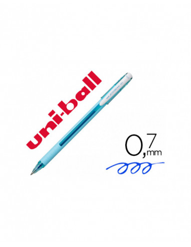 CI | Boligrafo uni-ball roller jetstream sx-101 0,7 mm azul cielo tinta gel azul