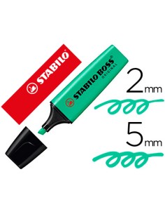 CI | Rotulador stabilo boss fluorescente 70 turquesa