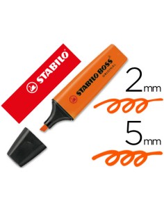 CI | Rotulador stabilo boss fluorescente 70 naranja