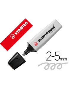 CI | Rotulador Stabilo Boss Fluorescente 70 Pastel Gris...