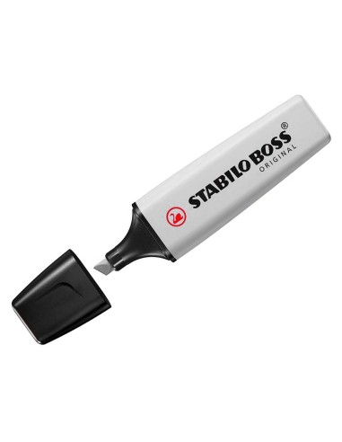 CI | Rotulador Stabilo Boss Fluorescente 70 Pastel Gris Polvoriento