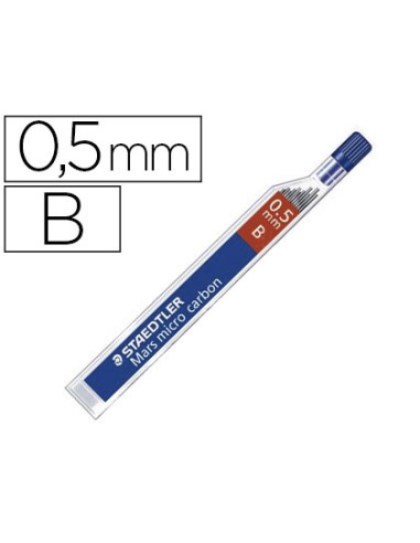 CI | Minas staedtler mars micro grafito 0,5 mm b tubo con 12 unidades