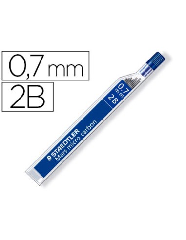 CI | Minas staedtler mars micro grafito 0,7 mm 2b tubo con 12 unidades