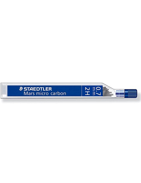 CI | Minas staedtler mars micro grafito 0,7 mm 2h tubo con 12 unidades