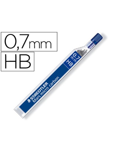 CI | Minas staedtler mars micro grafito 0,7 mm hb tubo con 12 minas