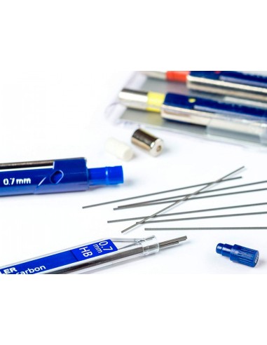 CI | Minas staedtler mars micro grafito 0,7 mm hb tubo con 12 minas