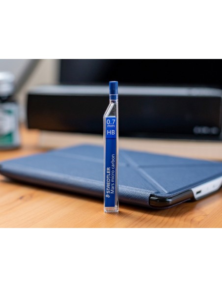 CI | Minas staedtler mars micro grafito 0,7 mm hb tubo con 12 minas