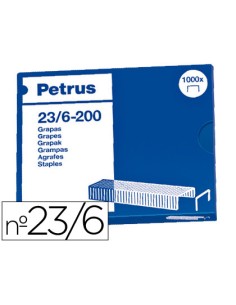 CI | Grapas petrus nº 23/6 -caja de 1000