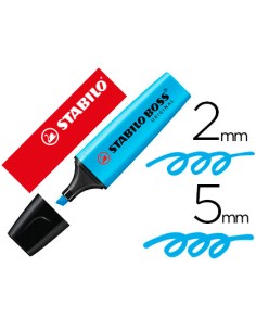CI | Rotulador stabilo boss fluorescente 70 azul