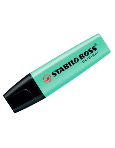 CI | Rotulador stabilo boss pastel fluorescente 70 pizca de menta