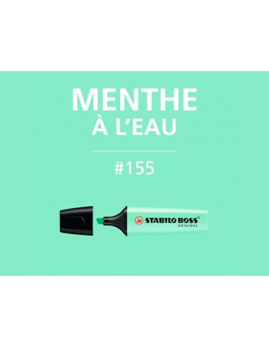 CI | Rotulador stabilo boss pastel fluorescente 70 pizca de menta
