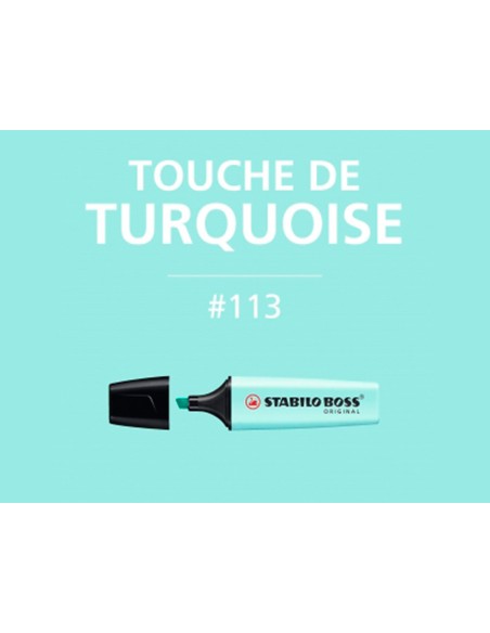 CI | Rotulador stabilo boss pastel fluorescente 70 toque de turquesa
