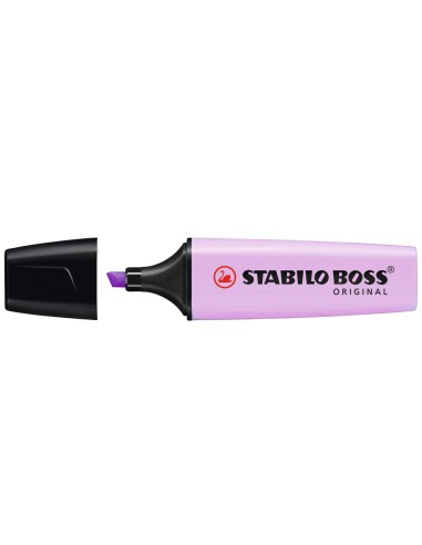 CI | Rotulador stabilo boss pastel fluorescente 70 brisa violeta