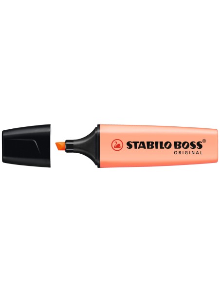 CI | Rotulador stabilo boss pastel fluorescente 70 melocoton sedoso
