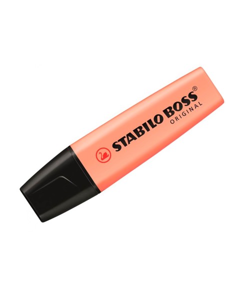 CI | Rotulador stabilo boss pastel fluorescente 70 melocoton sedoso