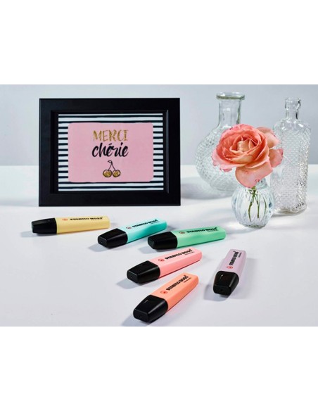 CI | Rotulador stabilo boss pastel fluorescente 70 melocoton sedoso