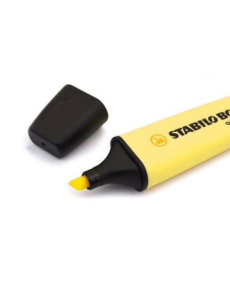 CI | Rotulador stabilo boss pastel fluorescente 70 amarillo cremoso