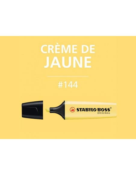 CI | Rotulador stabilo boss pastel fluorescente 70 amarillo cremoso