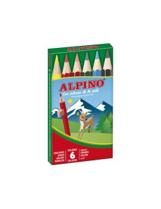 CI | Lapices de colores alpino 651 c/de 6 colores cortos 2