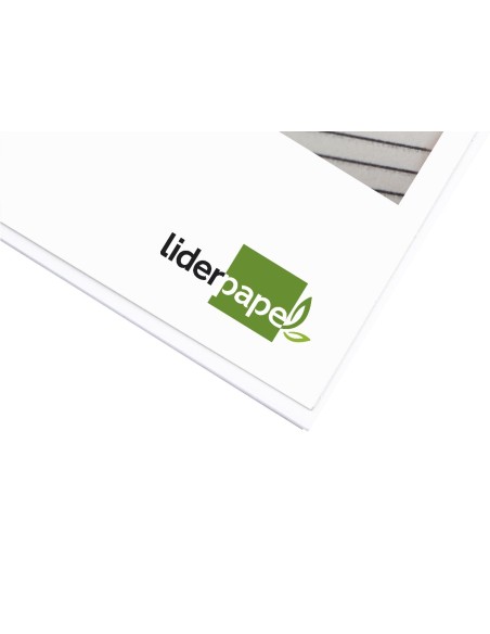 CI | Bloc musica liderpapel pentagrama 4mm cuarto 20 hojas 100g/m2