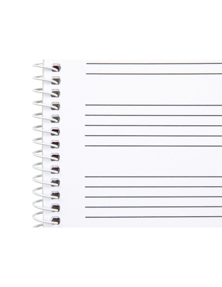 CI | Bloc musica liderpapel pentagrama 4mm cuarto 20 hojas 100g/m2