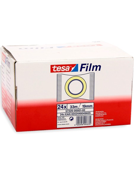CI | Cinta adhesiva tesa standard 33 mt x 19 mm