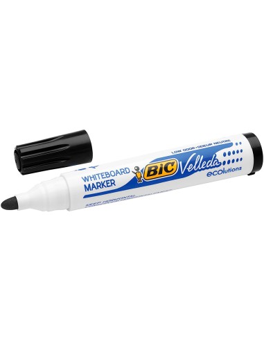 CI | Rotulador bic velleda para pizarra negro punta redonda 1,3 mm